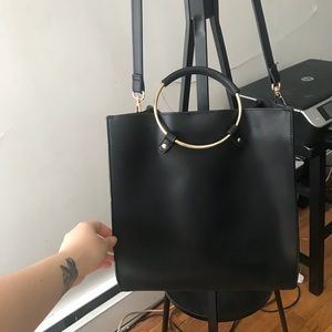 Chic yet functional Work/ school crossbody/ tote🖤